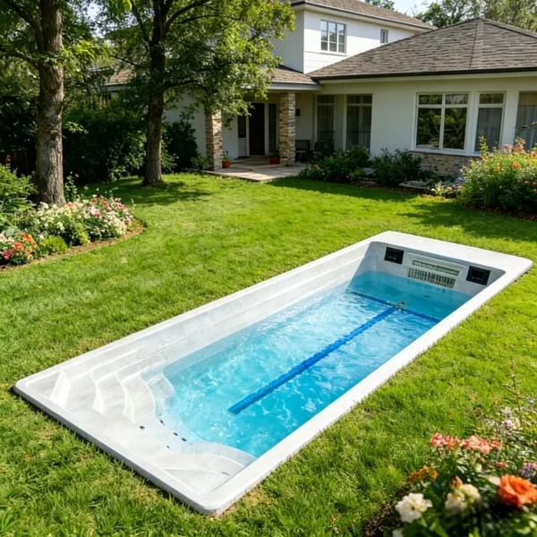 Prefab Pool Built-In Pool Integrated Pre Embedded Pool Neat Appearance Outdoor Club Resort Daily Water Fitness Equipment