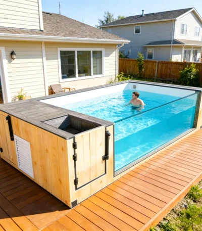Piscinas Inground Pool Standard Buried Leisure Pool Safe Comfortable Outdoor Scenic Area Villa Daily Bathing Facility 1