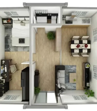 Customized Tuostar Luxury 20ft 40ft Container House Portable Tiny Homes 3 Bedroom Expandable Prefabricated Mobile Living Room Lu 1