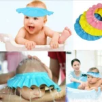 Baby Shower Soft Cap Adjustable Hair Wash Hat for Kids Children Shampoo Bathing Shower Protect Head Cover Shower Eye Splashguard