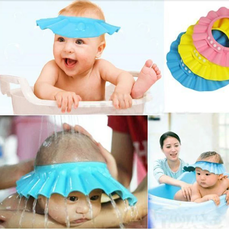 Baby Shower Soft Cap Adjustable Hair Wash Hat for Kids Children Shampoo Bathing Shower Protect Head Cover Shower Eye Splashguard Baby Shower Soft Cap Adjustable Hair Wash Hat for Kids Children Shampoo Bathing Shower Protect Head Cover Shower Eye Splashguard