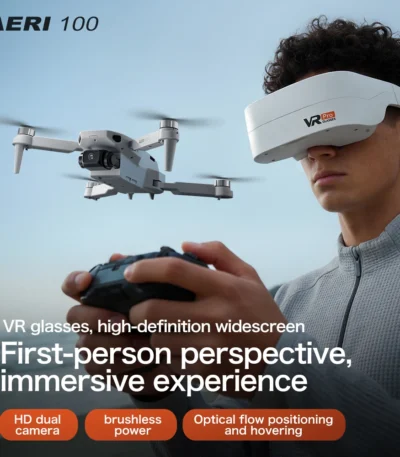 Aeri100 Drone Professional HD Camera WIFI FPV UAV VR Glasses Remote Control Fold Aerial Photography Quadcopter Airplane Toys New 1