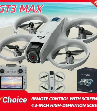 2025New GT3 MAX Drone 8K HD 4.3" Remote Control Headless Mode Helicopter 360° Flip Quadcopter Toys Mini Drone Fors Kid Toy Gifts 1