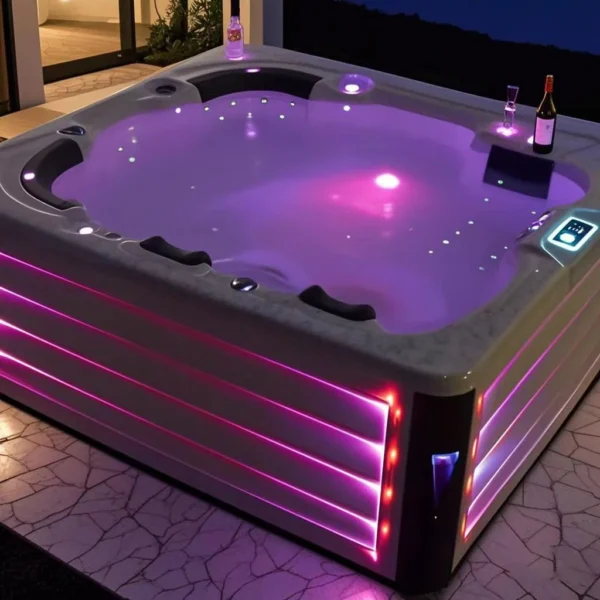 Outdoor 5person Hot Tube Outdoor Intelligent Bath whirlpool Tub Swimming Pool 2 Lying 3 Seats Jacuzziss Spa Bathtubs Wasom