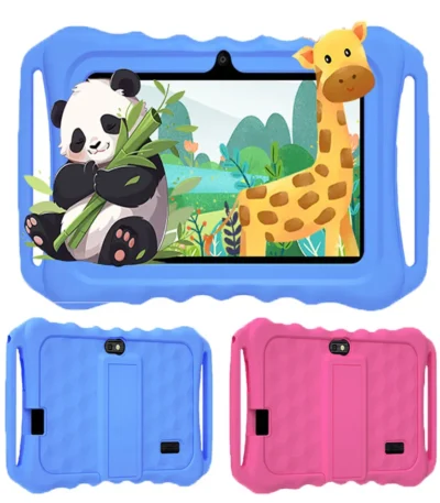 Android 13 Kids Tablet 7-inch,4-core CPU, 2.4G WiFi,2.0MP+5.0MP dual cameras 4GB RAM+64GB ROM,4000mAh Battery, 1