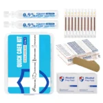 4 in 1 Iodophor Swab First Aid Kit Portable Disposable Disinfection Wound Care Plaster Skin Injury Home Travel Emergency Set