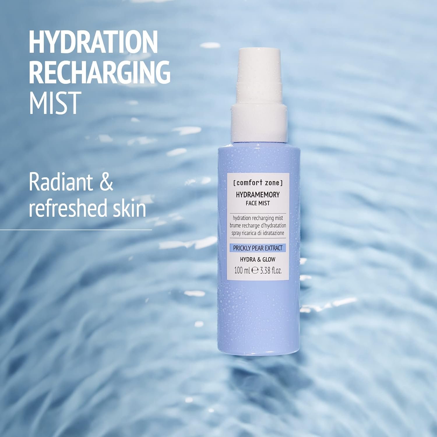 [ comfort zone ] Hydramemory Face Mist | Hydration Recharging Mist | Refreshing Spray Suitable For All Skin Types | 3.38 Fl. Oz. - Image 3