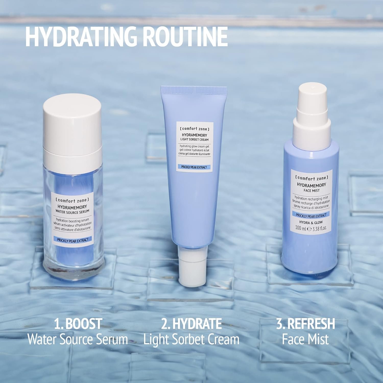 [ comfort zone ] Hydramemory Face Mist | Hydration Recharging Mist | Refreshing Spray Suitable For All Skin Types | 3.38 Fl. Oz. - Image 7