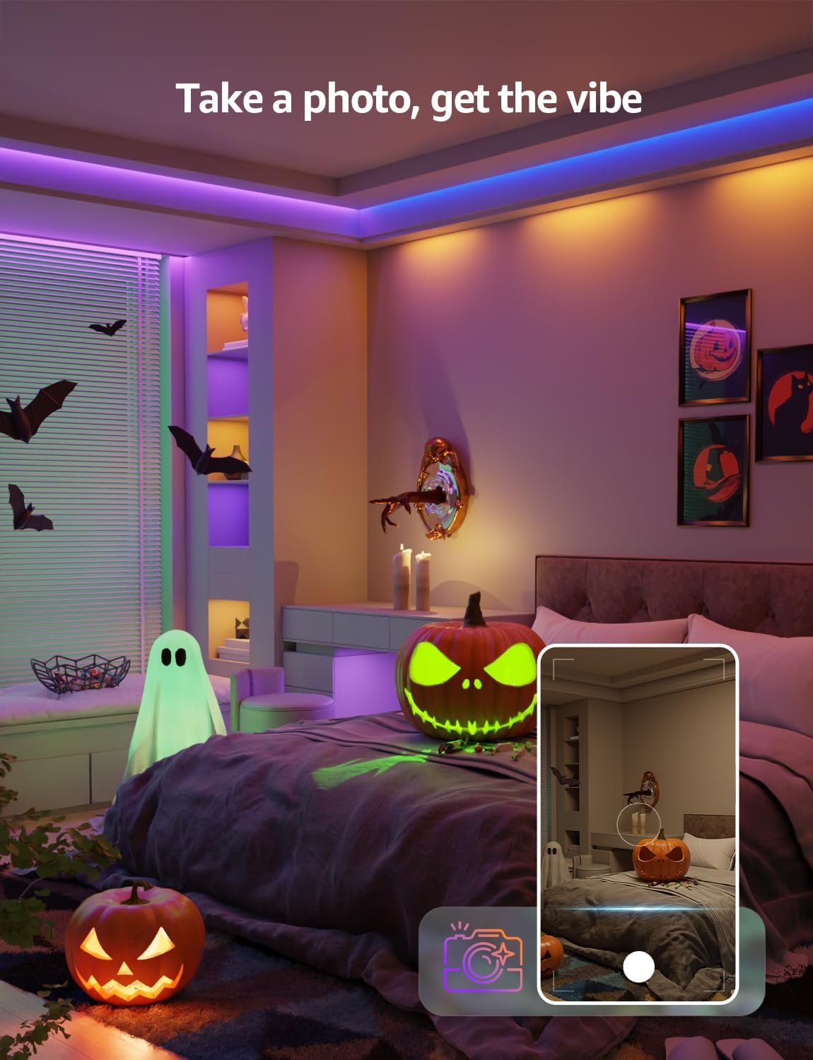 Lepro SE1 AI Smart LED Strip Lights - 65.6ft RGB Color Changing Light Strips with APP Control, AI Generated Lighting, Music Sync, 2.4GHz Wi-Fi & Bluetooth LED Lights for Home Decor (No Remote) - Image 5