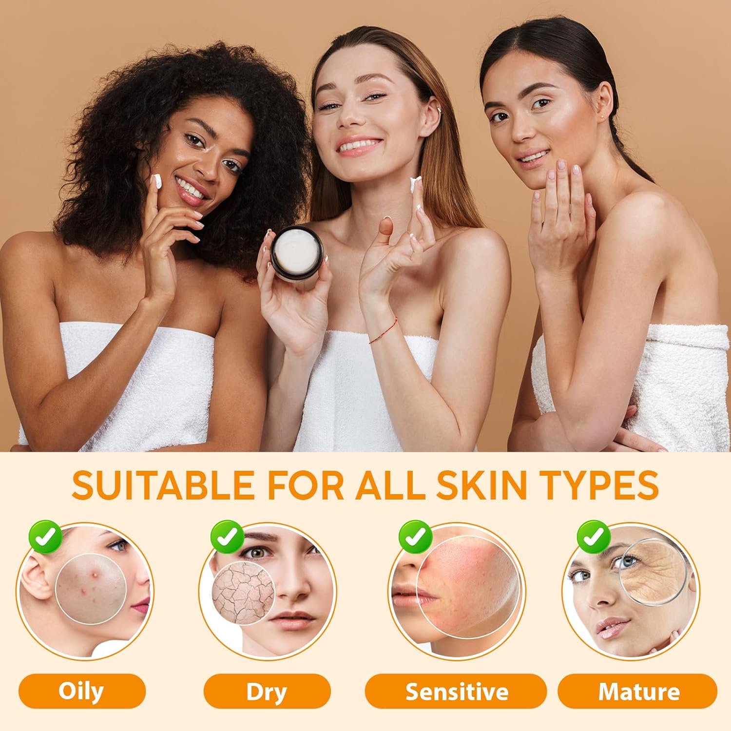 Tiuedu Tallow, Castor Oil and Frankincense Oil Skin Balm, 100% Grass-Fed Tallow for Face & Body Moisturizer, Deep Moisturizing Cream, Moisturizer for Dry, Cracked Skin, All Skin Types - Image 6