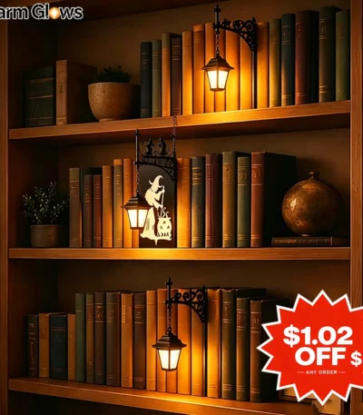 Bookshelf Lamp Library Lantern Light Library Lantern Bookshelf Mini Bookcase Lamp Book Nook Lamp Reading Nook Decor For Home 1