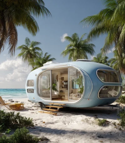 ti-Carter Capsule House Space Prefabricated Capsule Container House Commercial Space House% 1