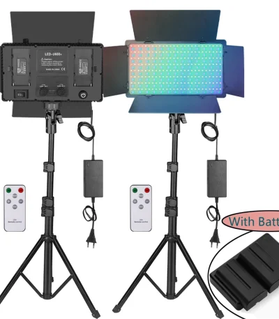 U800 RGB Photo Light LED Photo Studio Light Camera Phone Video Recroding RGB Panel Lamp LED Vdieo Light for YOUTUBE Tiktok LIVE