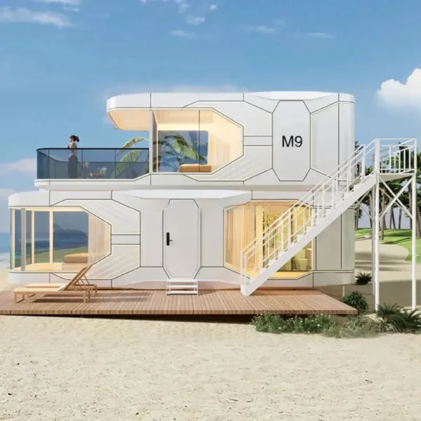 Capsule House Space Capsule With Intelligent S custom.2 Stories Frame House Prefabricated Prefab Modern Home Luxury Houses