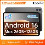 Teclast T65 Android 16 Tablet 13.4 inch 120Hz Max. 26GB RAM 128GB ROM 1920×1200 Unisoc T7280 Octa Core 8000mAh 4G LTE
