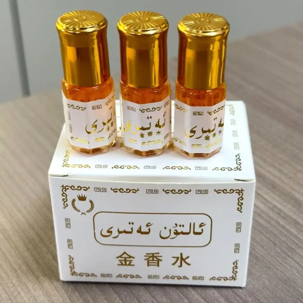 3ml Alcohol Free Pakistani Gold Perfume Saudi Arabian Floral Fruity Small Perfume Rollerball Arabic Perfume Roller