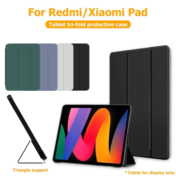 HD Flip Leather Case For Xiaomi Pad 8 7 Pro 5 6 Pro Case Redmi Pad SE 11 8.7 Pad 2 9.7″ 11″ Pro 12.1″ M1 With Awake Sleep Cover