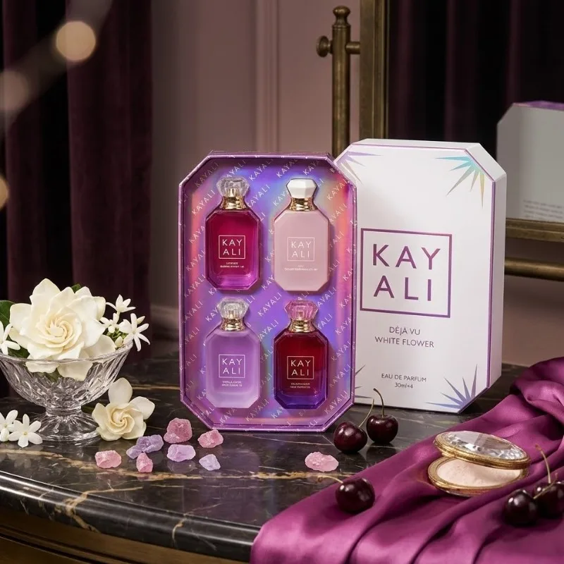 30ml*4 KAYALI Perfume Set Long Lasting Luxury Unisex Fragrance Collection Elegant Sweet Smooth Exotic Premium Signature Scent 30ml*4 KAYALI Perfume Set Long Lasting Luxury Unisex Fragrance Collection Elegant Sweet Smooth Exotic Premium Signature Scent