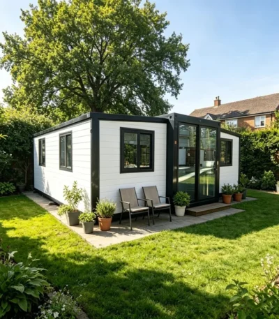 Customized Prefab House Transforms From Foldable Container In Minutes Using Only Basic Hand Tools And Manual Work 1