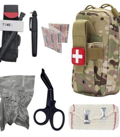Molle First Aid EDC Bag First Aid tourniquet, scissor bandage, IFAK hunting First Aid Kit, life saving kit 1