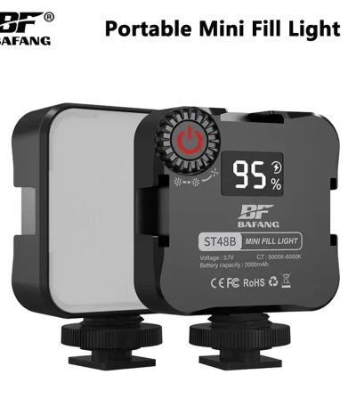 BAFANG Mini Fill Light Portable Pocket Selfie Light Handheld LED For DJI Sony Canon GoPro Camera Selfie Adjustable Photography 1