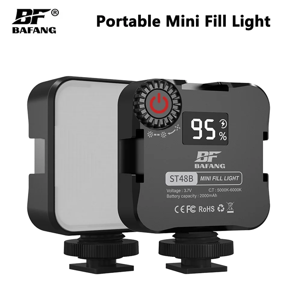 BAFANG Mini Fill Light Portable Pocket Selfie Light Handheld LED For DJI Sony Canon GoPro Camera Selfie Adjustable Photography BAFANG Mini Fill Light Portable Pocket Selfie Light Handheld LED For DJI Sony Canon GoPro Camera Selfie Adjustable Photography