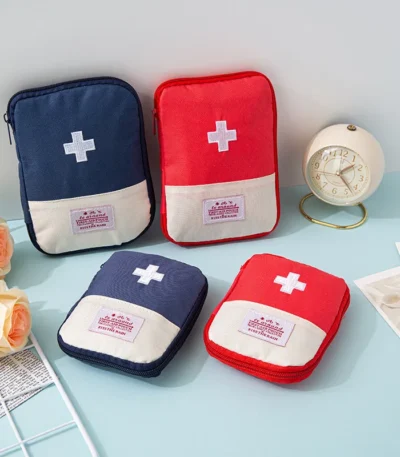 Portable Small Medical Kit for Outdoor Travel Portable Medical First Aid Kit for Home Use Large Capacity Medicine Kit 1