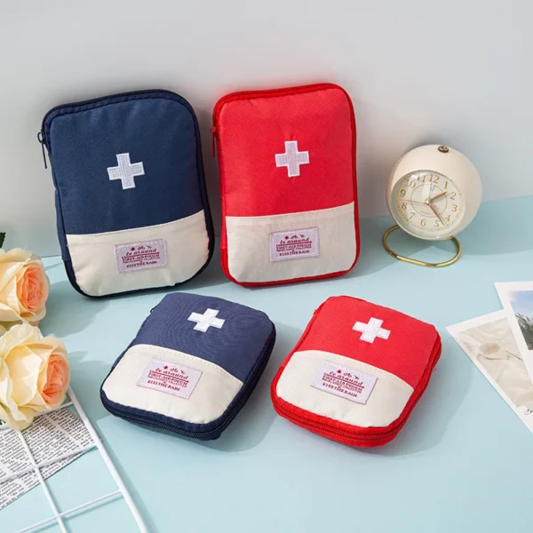 Portable Small Medical Kit for Outdoor Travel Portable Medical First Aid Kit for Home Use Large Capacity Medicine Kit