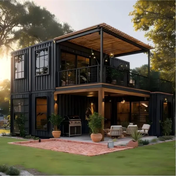 Ready to Ship Premium 20ft 40ft Modular 2 Story Container House 2 4 Bedroom Luxury Tiny Home Prefab Living Unit for Sale