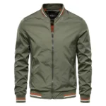 AIOPESON Solid Color Bomber Jacket Men Casual Slim Fit Baseball Mens Jackets New Autumn Fashion High Quality Jackets for Men