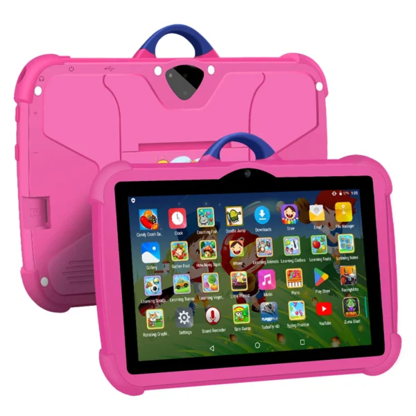 New Cartoon Pattern Kids Tablet 7 Inch Quad Core 4GB RAM 64GB ROM Android Learning Education Games Tablets Children’s Gifts