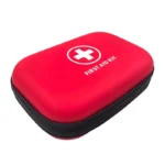 Compact Hard-Case First Aid Kit with Carabiner – Portable Emergency Medical Bag for Outdoor, Travel & Home