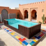Customized 20ft Shipping Container Swimming Pool Prefab Above Ground Pool with Filter Pump for Home Garden Courtyard
