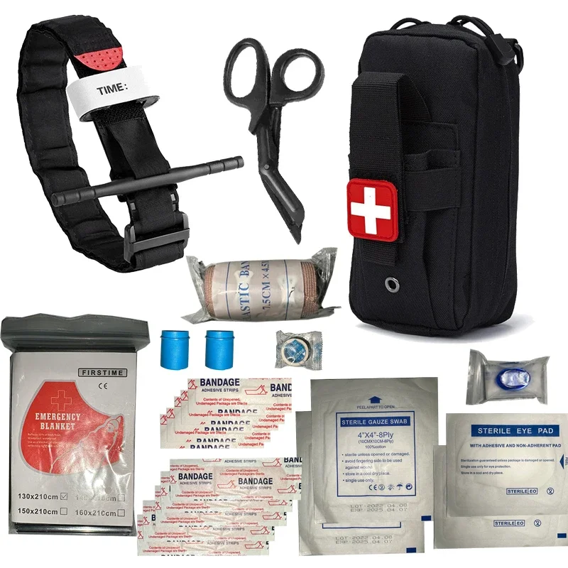 IFAK Trauma Survival Kit First Aid Medical Pouch Emergency Survival Gear Equipment with Molle Car Travel Hiking Tourniquetrats IFAK Trauma Survival Kit First Aid Medical Pouch Emergency Survival Gear Equipment with Molle Car Travel Hiking Tourniquetrats