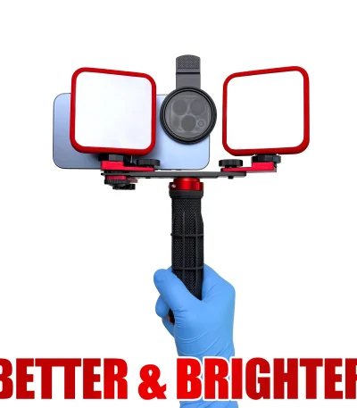 HERA MK-016 LED Photography Light for Phones Professional Photo Video Lighting Smartphone Stand for Enhanced Imagery