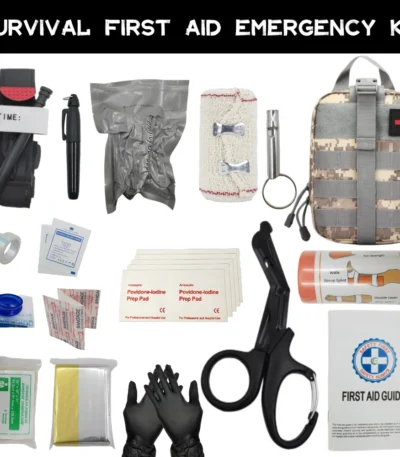 Survival first aid kit, survival set, Molle outdoor equipment emergency kit, trauma kit, camping hiking, IFAK adventure 1