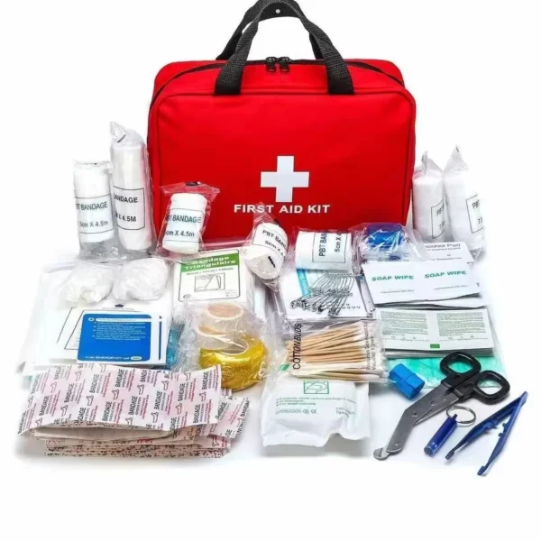 First Aid Kit, Multi-purpose Emergency Medical Supplies Portable Medical Bag, For Outdoor Hiking, Camping And More