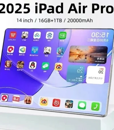 2026 Global Original Tablet iPad Air PRO 12 inch Android 15 22GB+2TB 20000mAh 5G Dual SIM Card WiFi GPS HD 4K Mi AndroidTablet 1