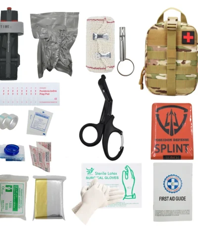 Survival First Aid Kit Survival full set Molle Outdoor Gear Emergency Kits Trauma Bag Camping Hiking IFAK Adventures 1