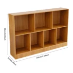 Bookcase, Shelf Living Room with 7 Compartments, Bookshelf, Standing Shelf, Cube Shelf, Suitable for Bedroom, Children’s Room, and Study