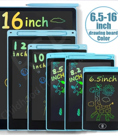 16/12/10/8.5/8.2/6.5/4.5inch LCD graphic tablet,color drawing tablet,3 4 5 6 7 8years kids birthday gifts/Christmas/travel toys 1