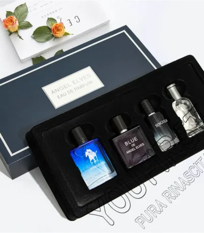 Brand Perfume Men For Date 120ml Pheromone Perfumes Masculinos Lasting Charming Man Spray Parfums Homme Gift Box 4 Pcs Set New 1