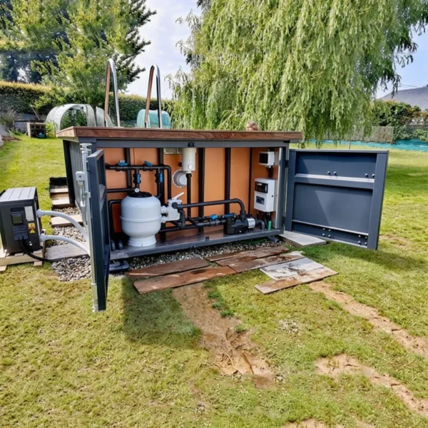 Container Pool Above Ground Pool Portable Easy Install Swimming Device For Courtyard Park Private Water Recreation