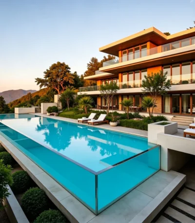 Built-In Pool Container Swimming Pool Embedded Box Type Swimming Pool Hidden Layout Courtyard Villa Quiet Leisure Swimming Area 1
