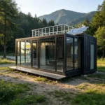Sliding Out Container House Mobile Expandable Container Housing Plug-and Play Expandable Site Cabins with Power  Utilities Ready