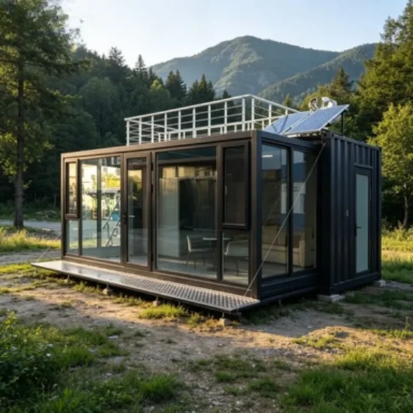 Sliding Out Container House Mobile Expandable Container Housing Plug-and Play Expandable Site Cabins with Power  Utilities Ready