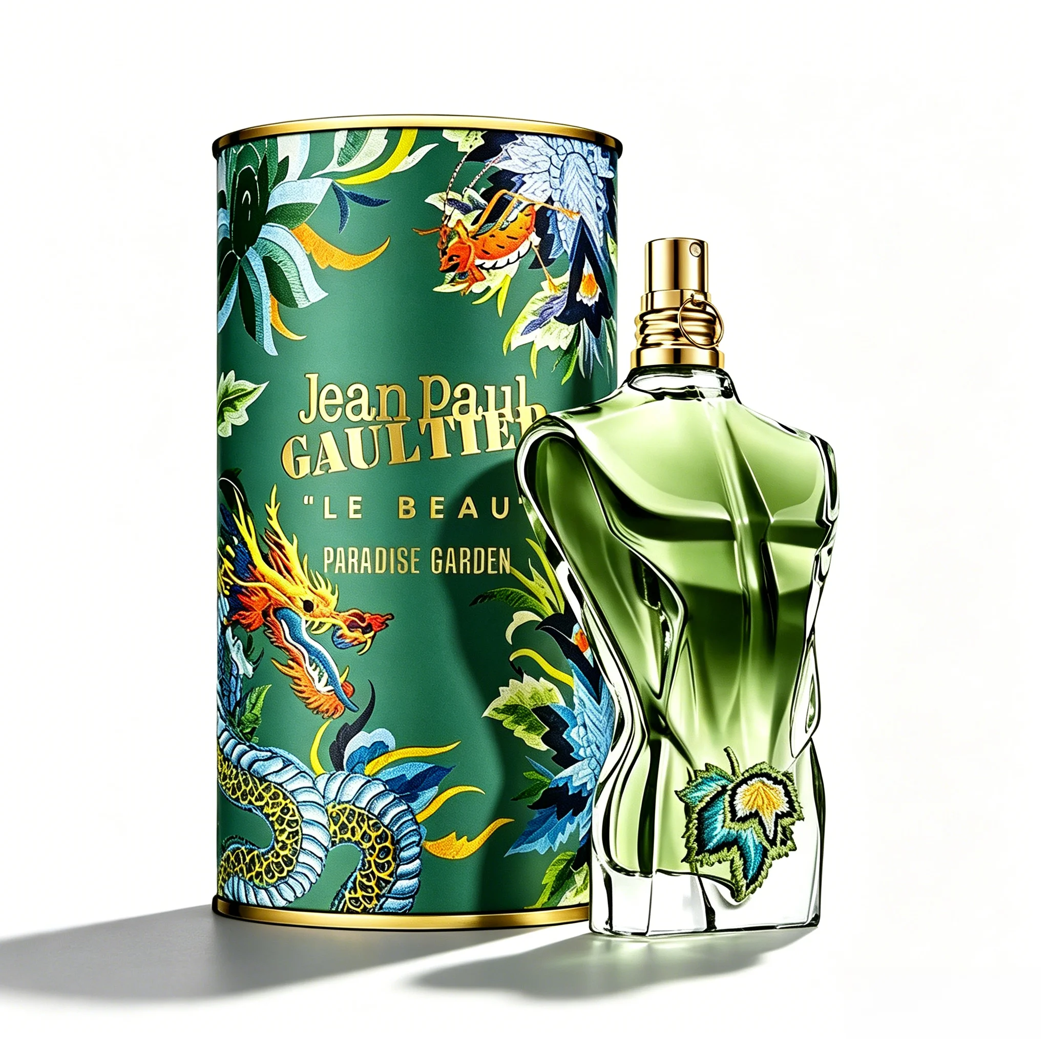 Jean Paul Gaultier Le Beau Paradise Garden Eau de Parfum for Men – Long-lasting fresh woody aquatic men’s cologne with coconut water, green fig, and sandalwood – designer fragrance spray Jean Paul Gaultier Le Beau Paradise Garden Eau de Parfum for Men – Long-lasting fresh woody aquatic men’s cologne with coconut water, green fig, and sandalwood – designer fragrance spray