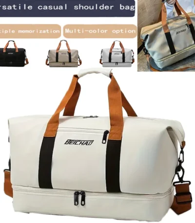 Travel Gym Bag Short-distance Luggage Portable Fitness Bags Shoulder Crossbody Chest Bag Handbags Duffle Carry On Weekender Bag 1