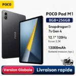 Global version tablet POCO Pad M1 processor 7s Gen 4 screen Hz 2,5K fast charge 33 W camera 8 MP