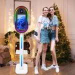 Mirror Photo Booth Machine Selfie 15.6 Inch LCD Touch Screen Dslr Photobooth With RGB Light for Wedding